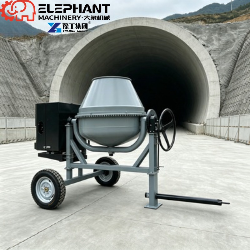 Portable Beton Mixer 350L, Hea - đánh giá và giá Heavy Equipment Mixer