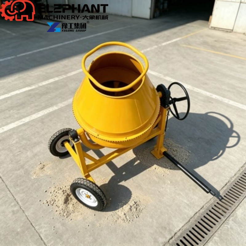 Portable Beton Mixer 350L, Hea - đánh giá và giá Heavy Equipment Mixer