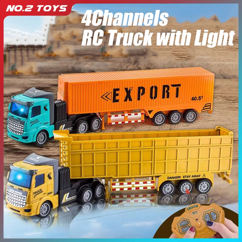1/48 RC Container Truck Toy Ki - đánh giá và giá Heavy Equipment Vehicles