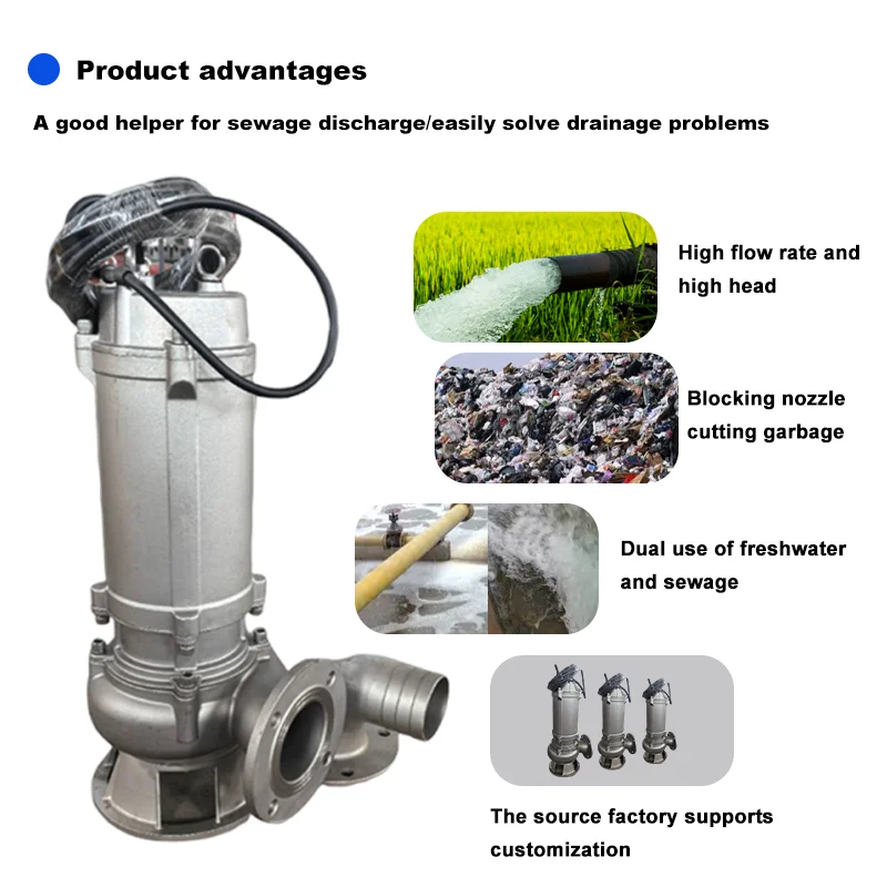 Wholesale Stainless Steel Non- - đánh giá và giá Submersible Pump Sewage