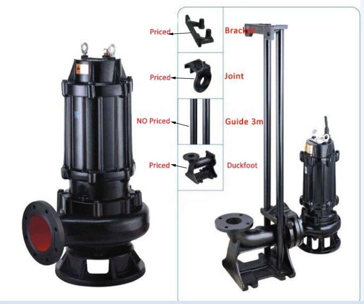 Auto Coupling Waste Water Pump - đánh giá và giá Submersible Pump Sewage