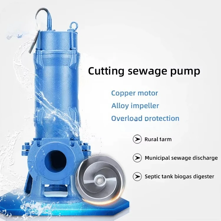 High-lift Non-blocking Cutting - đánh giá và giá Submersible Pump Sewage