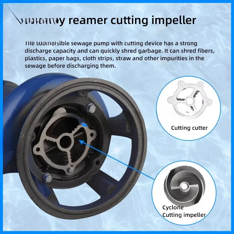 High-lift Non-blocking Cutting - đánh giá và giá Submersible Pump Sewage