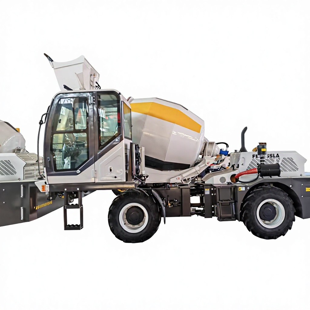 2.6m³ Self Loading Concrete Mi - đánh giá và giá Heavy Equipment Mixer