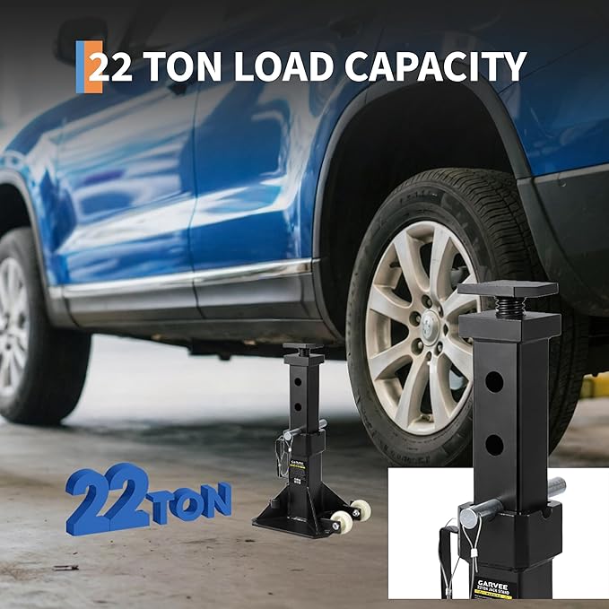 22 Ton Jack Stands,Heavy Duty  - đánh giá và giá Heavy Equipment Jack Stands
