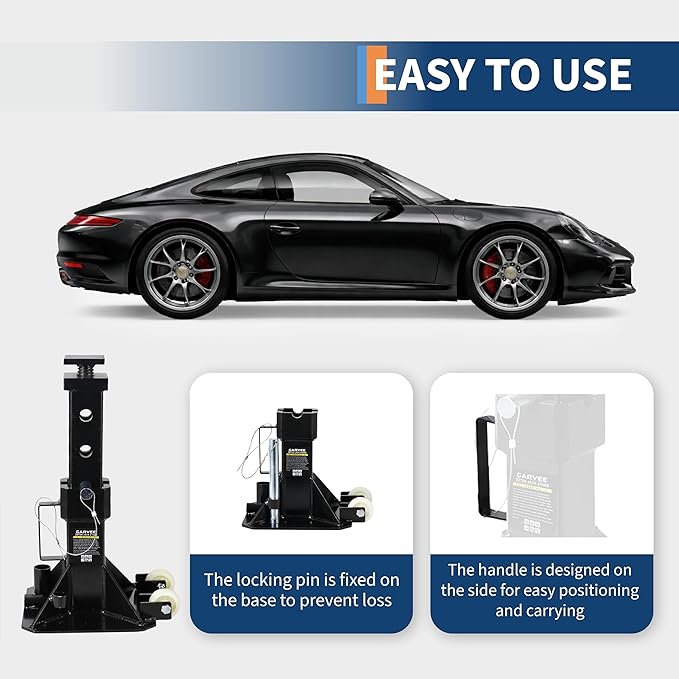 22 Ton Jack Stands,Heavy Duty  - đánh giá và giá Heavy Equipment Jack Stands