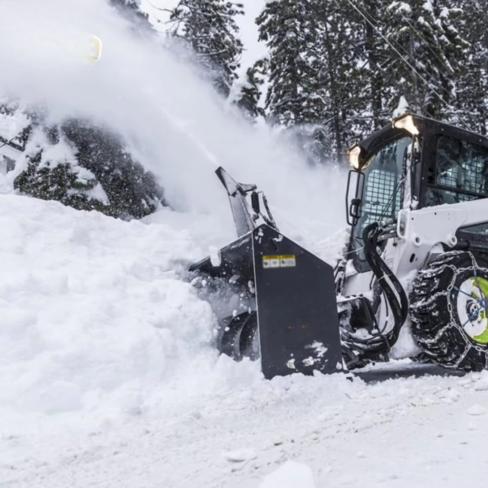 Skid Steer Loader Snow Blower - đánh giá và giá Skid Steer Loader